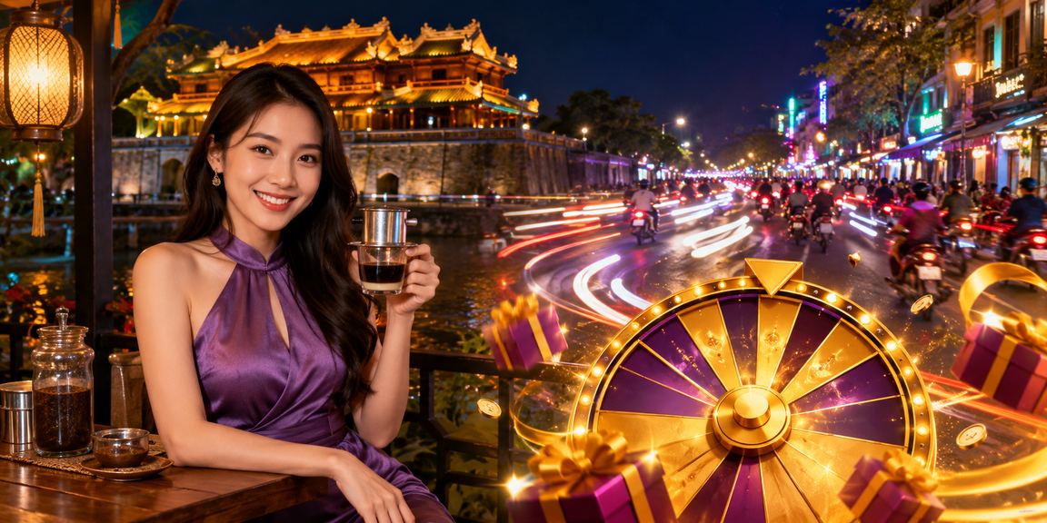 Người chơi Huế thưởng thức cà phê và chơi Roulette trực tuyến tại 1159